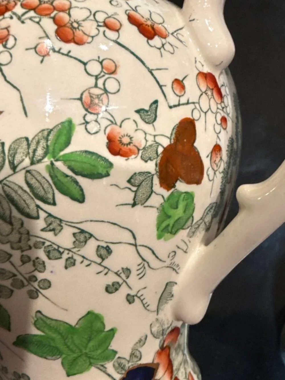 Vintage ROYAL CAULDON Creamer  Bittersweet Pattern Made in  England